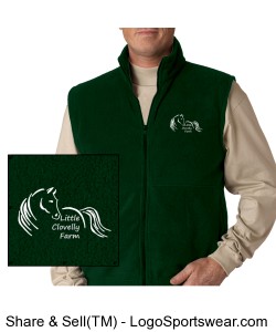 Adult Fleece Vest Design Zoom